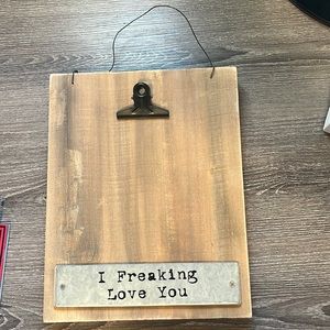 Wooden Picture Holder